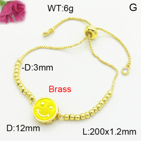 Fashion Brass Bracelet  F3B300217vaia-L002