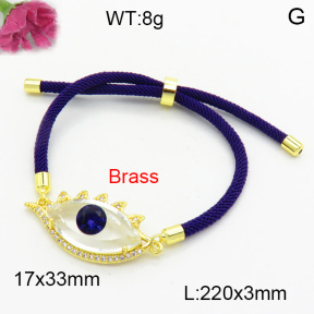 Fashion Brass Bracelet  F3B404600abol-L002