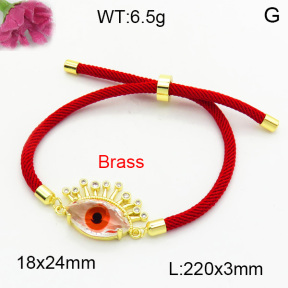 Fashion Brass Bracelet  F3B404603abol-L002