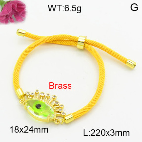 Fashion Brass Bracelet  F3B404611abol-L002