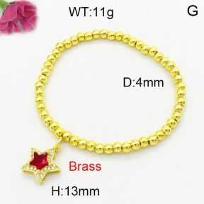 Fashion Brass Bracelet  F3B404612aajl-L002