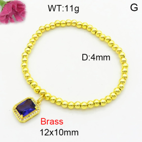 Fashion Brass Bracelet  F3B404617aajl-L002