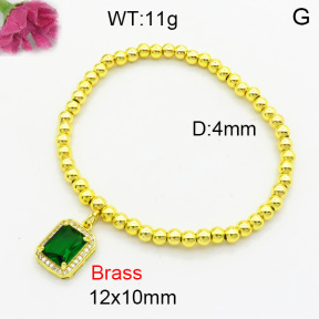 Fashion Brass Bracelet  F3B404618aajl-L002