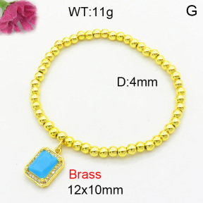 Fashion Brass Bracelet  F3B404619aajl-L002