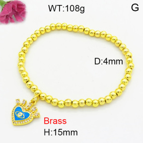 Fashion Brass Bracelet  F3B404624aajl-L002