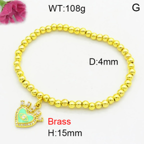 Fashion Brass Bracelet  F3B404625aajl-L002