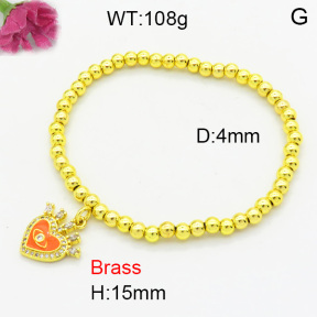 Fashion Brass Bracelet  F3B404627aajl-L002
