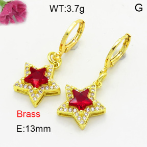 Fashion Brass Earrings  F3E402438vbnb-L002