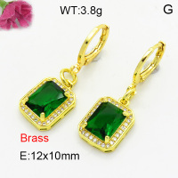 Fashion Brass Earrings  F3E402443vbnb-L002