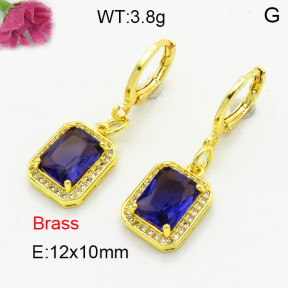 Fashion Brass Earrings  F3E402444vbnb-L002