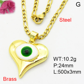 Fashion Brass Necklace  F3N300413aajl-L002