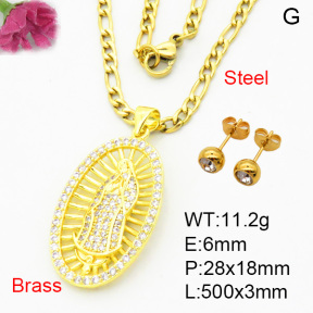 Fashion Brass Sets  F3S008185ablb-L002