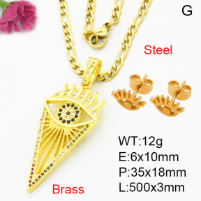 Fashion Brass Sets  F3S008186vbll-L002