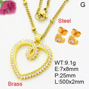 Fashion Brass Sets  F3S008202aakl-L002