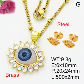 Fashion Brass Sets  F3S008206ablb-L002