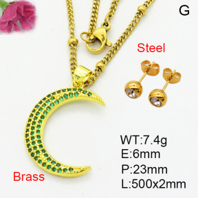 Fashion Brass Sets  F3S008209aakl-L002