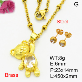 Fashion Brass Sets  F3S008240avja-L002