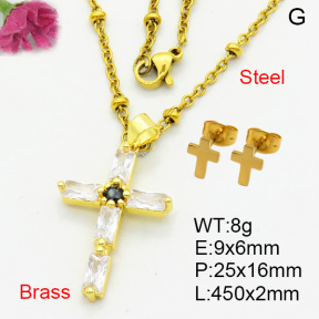 Fashion Brass Sets  F3S008246aajl-L002