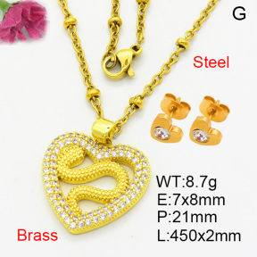 Fashion Brass Sets  F3S008249aakl-L002