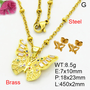 Fashion Brass Sets  F3S008250baka-L002