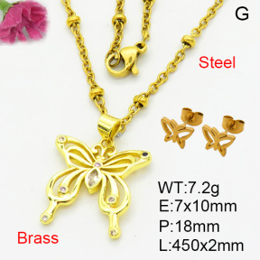 Fashion Brass Sets  F3S008253avja-L002