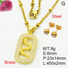 Fashion Brass Sets  F3S008257aakl-L002