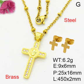 Fashion Brass Sets  F3S008258avja-L002