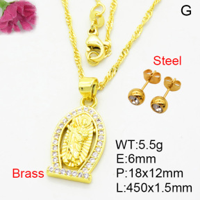 Fashion Brass Sets  F3S008260avja-L002