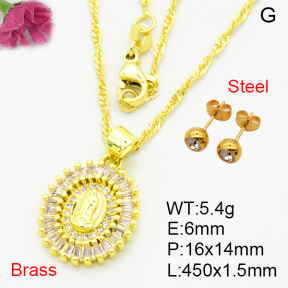 Fashion Brass Sets  F3S008261aakl-L002