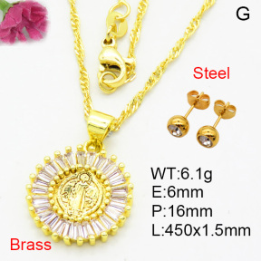 Fashion Brass Sets  F3S008263aakl-L002