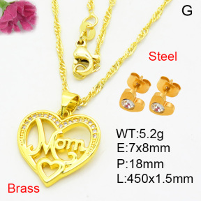 Fashion Brass Sets  F3S008264avja-L002