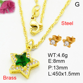 Fashion Brass Sets  F3S008266aajl-L002