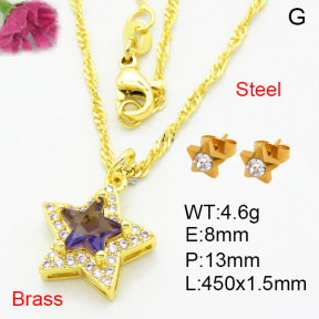 Fashion Brass Sets  F3S008267aajl-L002