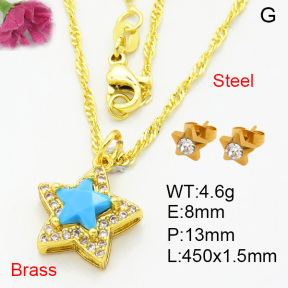 Fashion Brass Sets  F3S008268aajl-L002