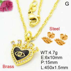 Fashion Brass Sets  F3S008279aajl-L002