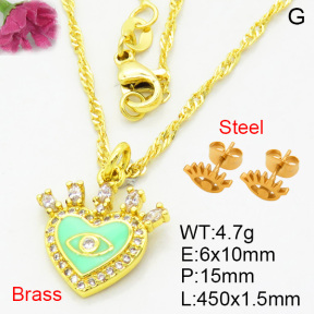 Fashion Brass Sets  F3S008281aajl-L002