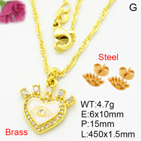 Fashion Brass Sets  F3S008286aajl-L002