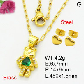 Fashion Brass Sets  F3S008303vail-L002