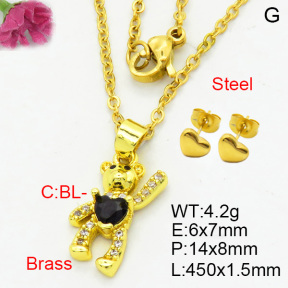 Fashion Brass Sets  F3S008328vail-L002