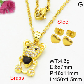 Fashion Brass Sets  F3S008367aajl-L002