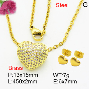 Fashion Brass Sets  F3S008373aakl-L002