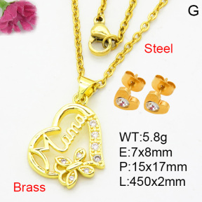 Fashion Brass Sets  F3S008377avja-L002