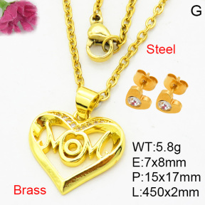 Fashion Brass Sets  F3S008379avja-L002