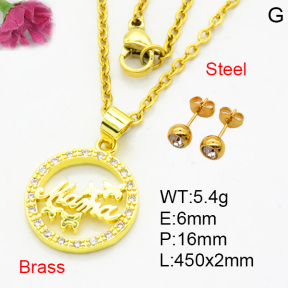 Fashion Brass Sets  F3S008380avja-L002