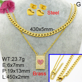 Fashion Brass Sets  F3S008386vbll-L002