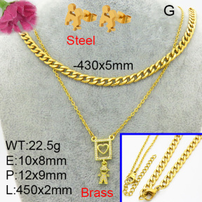 Fashion Brass Sets  F3S008391baka-L002