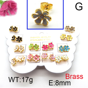 Fashion Brass Earrings  F6E301125vhmv-K01
