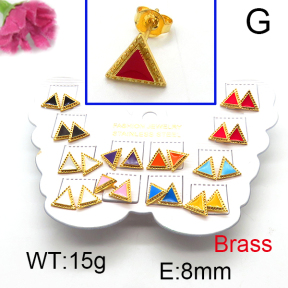 Fashion Brass Earrings  F6E301128vhmv-K01
