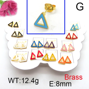 Fashion Brass Earrings  F6E301131vhmv-K01