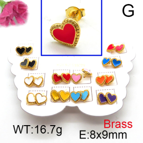 Fashion Brass Earrings  F6E301132vhmv-K01